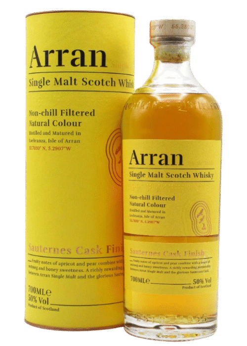 Arran Sauternes Finish Malt 0,7L 50% – Bogata i Słodka Whisky z Winiarskim Akcentem