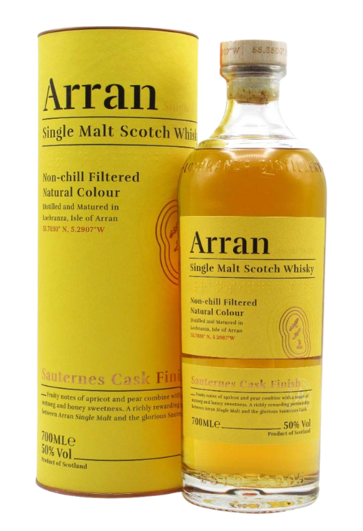 Arran Sauternes Finish Malt 0,7L 50% – Bogata i Słodka Whisky z Winiarskim Akcentem