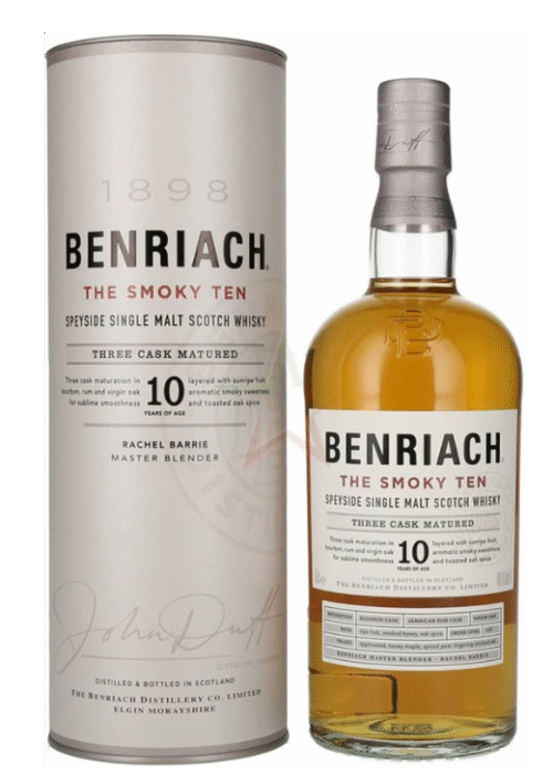 BenRiach The Smoky Ten 10 YO 0,7L 46% – Torfowa Głębia Speyside