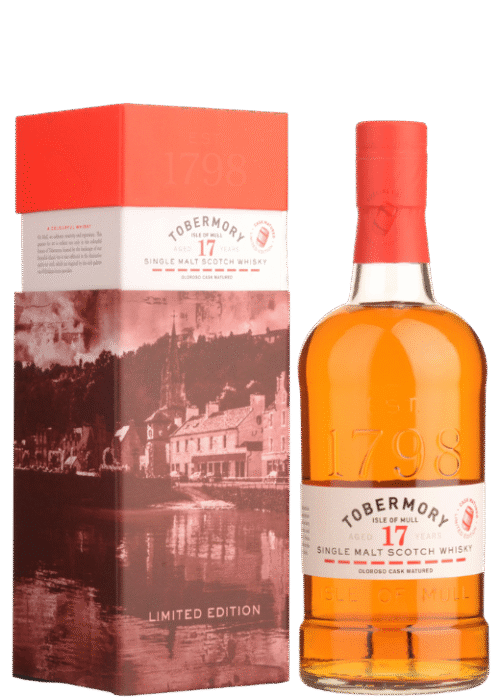 Tobermory 2004 Oloroso Cask Strength 55.9% 0.7L – limitowana szkocka whisky single malt, dojrzewająca w beczkach po sherry Oloroso, o intensywnym, dymnym i korzennym smaku