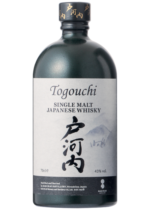 Togouchi Premium Whisky 40% 0,7L – japońska whisky o korzennym i owocowym profilu, z wytrawnym smakiem i średnim finiszem