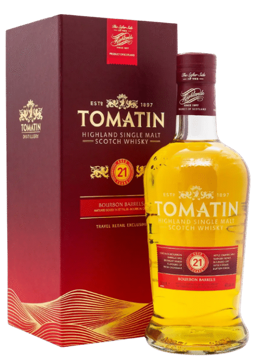Tomatin Whisky Cask Strength Bourbon & Sherry 57.5% 0.7L – szkocka whisky single malt o intensywnym smaku dojrzewającym w beczkach po bourbonie i sherry