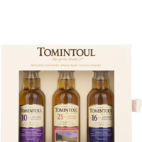 Tomintoul Pack (3x0,05L) 40% – zestaw miniatur szkockiej whisky single malt o cytrusowym, miodowym smaku i wytrawnym finiszu