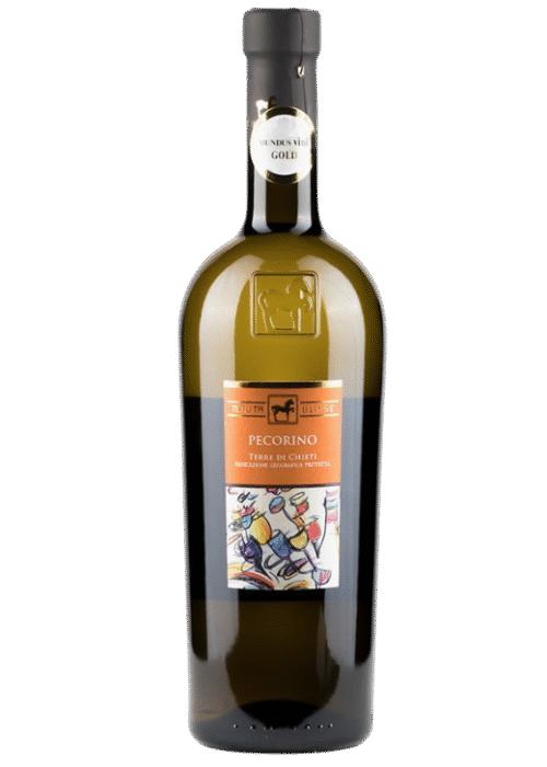Butelka Ulisse Pecorino Terre d’Abruzzo 0,75L – włoskie białe wino wytrawne z Abruzji o aromacie kwiatowym, mineralnym i owocowym