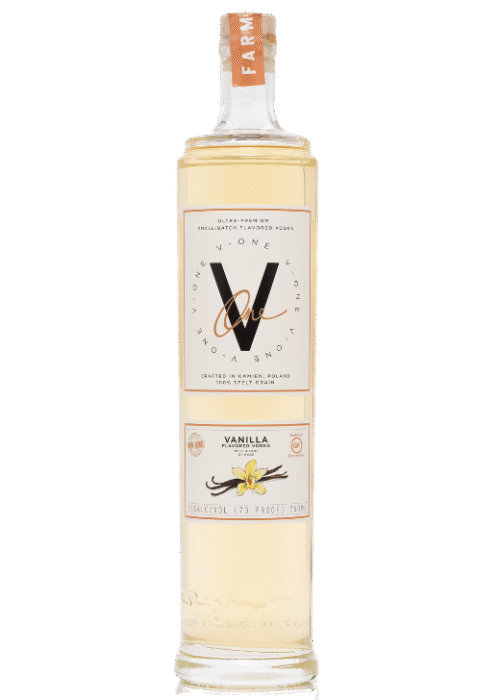 Butelka V-One Vanilla 0,7L – polska wódka o aksamitnym, waniliowym aromacie i słodko-kremowym finiszu