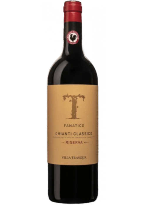 Butelka Villa Trasqua Fanatico Chianti Classico DOCG Riserva 0,75L – włoskie czerwone wino wytrawne o aromacie wiśni, ziół i przypraw