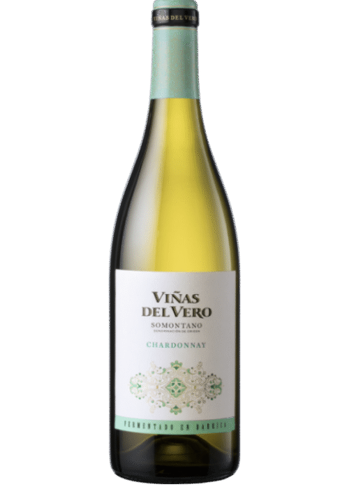 Butelka Viñas del Vero Chardonnay Fermentado en Barrica DO Somontano 0,75L – hiszpańskie białe wino wytrawne o aromacie cytrusowym, dębowym i owocowym
