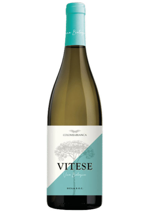 Butelka Vitese Sauvignon Blanc Bio&Vegan DOC Sicilia 0,75L – sycylijskie białe wino wytrawne o cytrusowym, kwiatowym i ziołowym aromacie