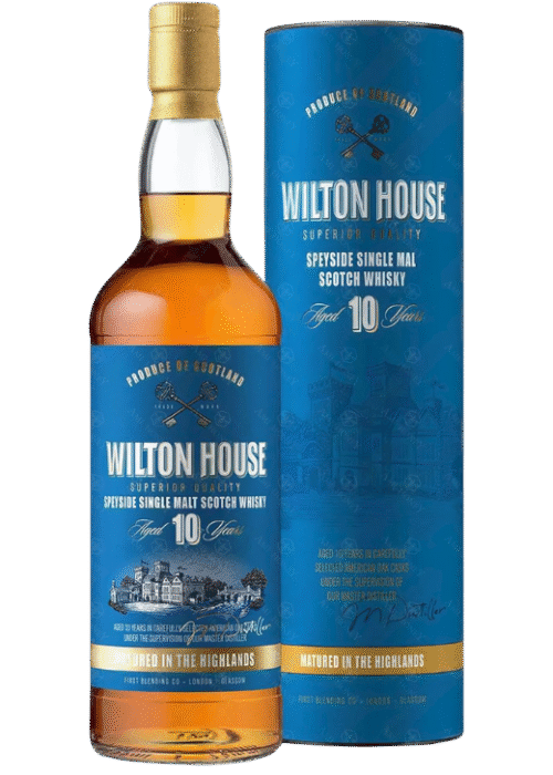 Wilton House Whisky 10Yo 40% 0.7L – szkocka whisky single malt z regionu Speyside, o torfowym aromacie, dymnym smaku i średnim finiszu