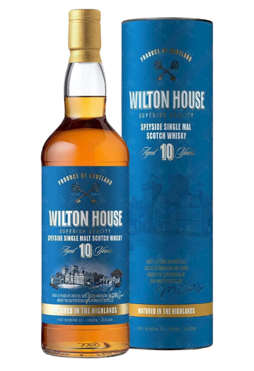 Wilton House Whisky 10Yo 40% 0.7L – szkocka whisky single malt z regionu Speyside, o torfowym aromacie, dymnym smaku i średnim finiszu