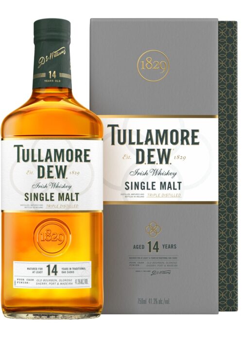 Tullamore Dew 14Yo 0,7L 41,3% + Tuba