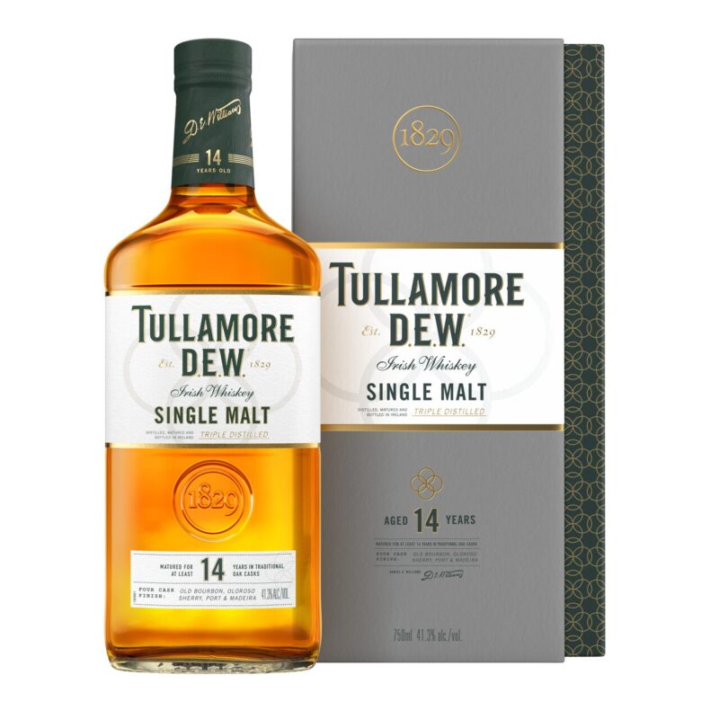 Tullamore Dew 14Yo 0,7L 41,3% + Tuba