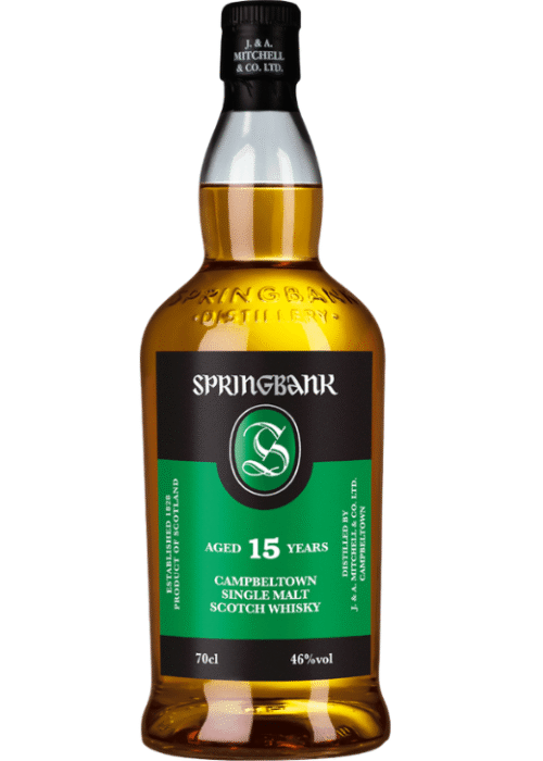 Springbank 15-letnia to bogata, wielowymiarowa whisky single malt pochodząca z destylarni Springbank w regionie Campbeltown