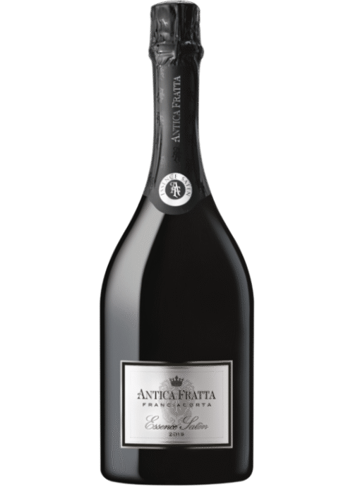 Butelka Antica Fratta Franciacorta Essence Satèn 0,75L – wytrawne, kremowe wino musujące z Franciacorta o drożdżowym, kwiatowym i owocowym aromacie, eleganckim smaku i kremowym finiszu