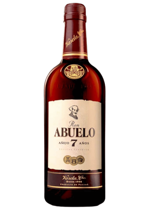 Butelka Abuelo 7 – panamski rum o karmelowym, owocowym smaku z waniliowymi nutami