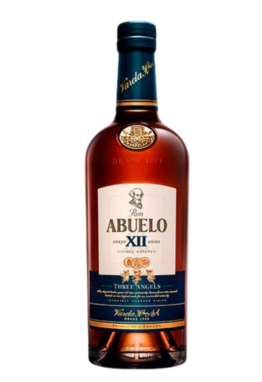 Butelka Abuelo XII Three Angels 43% – panamski rum o dębowym, karmelowym smaku z korzennymi nutami
