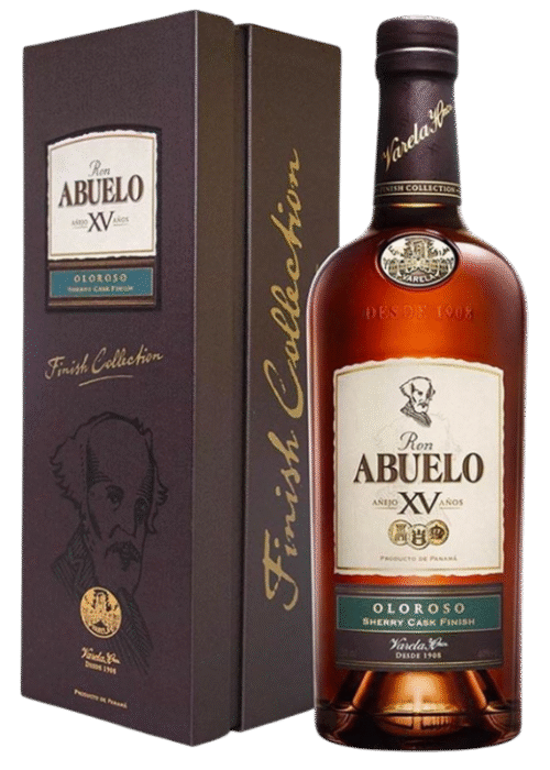 Butelka Abuelo XV Oloroso Cask Finish 40% 0,7L – panamski rum o dębowym, orzechowym smaku z nutami suszonych owoców
