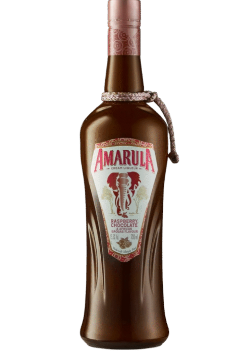Butelka Amarula Raspberry Chocolate 0,7L – kremowy likier o aromacie malin, czekolady i wanilii
