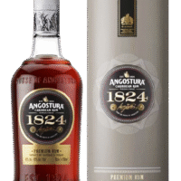 Butelka Angostura 1824 Gift Tube 40% 0,7L – luksusowy rum z Trynidadu i Tobago o czekoladowym, dębowym smaku z karmelowymi nutami