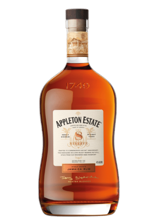 Butelka Appleton Estate Reserve 8Yo 43% – jamajski rum o dębowym, korzennym smaku z owocowymi nutami