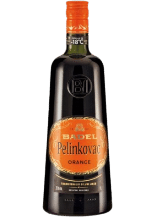 Butelka Badel Pelinkovac Orange 0,7L – chorwacki likier ziołowy o wyrazistym aromacie ziół i nutach pomarańczy