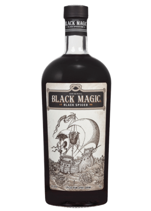 Butelka Black Magic Rum Spiced 0,7L 40% – przyprawiony rum o dębowym, karmelowym smaku z korzennymi nutami