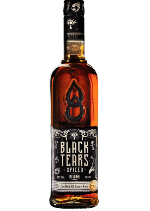 Butelka Black Tears Dry Spiced 40% 0,7L – kubański rum o cytrusowym, korzennym smaku z ziołowymi nutami