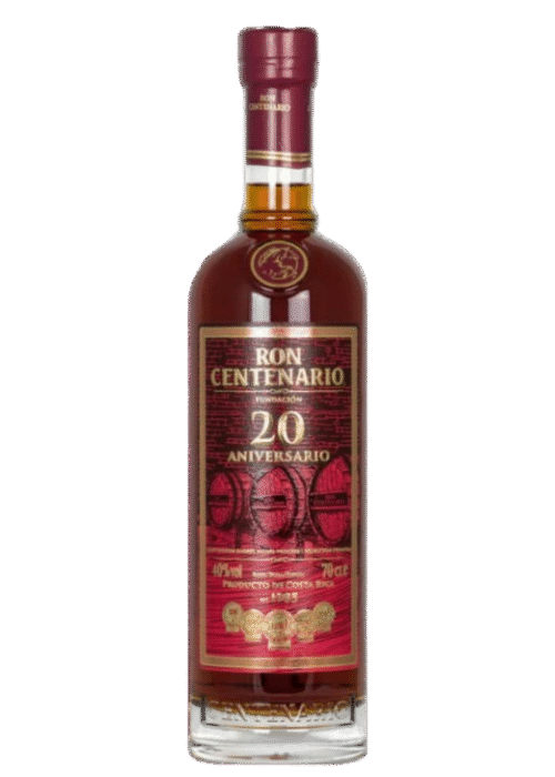 Butelka Centenario 20Yo Fundacion 40% 0,7L – ekskluzywny rum z Kostaryki o czekoladowym, dębowym smaku z karmelowymi nutami