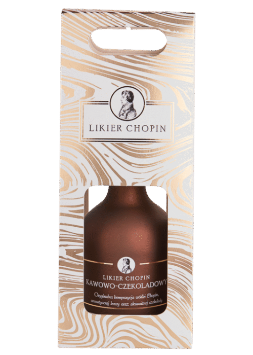 Butelka Chopin Likier Kawowo-Czekoladowy 0,5L – polski likier o intensywnym aromacie czekolady, kawy i wanilii