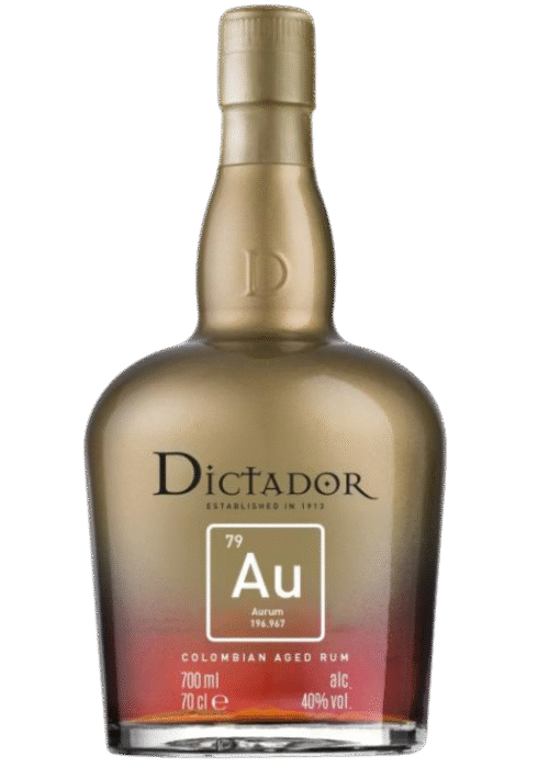 Butelka Dictador Rum Aurum 0,7L 40% – kolumbijski rum premium o aromacie dębu, karmelu i wanilii, z gładkim, słodkim finiszem