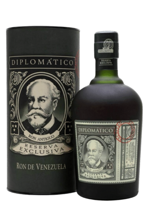 Butelka Diplomatico Reserva Exclusiva 0,7L w tubie – wenezuelski rum premium o czekoladowo-karmelowym aromacie i bogatym, słodkim finiszu
