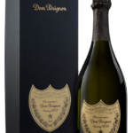 Butelka Dom Pérignon Blanc 2013 w eleganckim pudełku – prestiżowy szampan z regionu Champagne, rocznik 2013