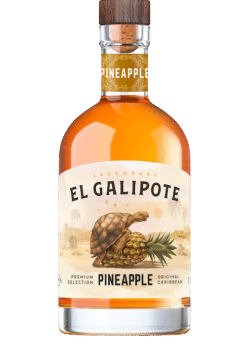 Butelka El Galipote Pineapple 0,7L – dominikański rum ananasowy o owocowym aromacie i słodkim finiszu