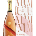 Butelka G.H. Mumm Champagne Grand Cordon Rosé 0,7L w eleganckim kartoniku – wytrawny różowy szampan o aromatach czerwonych owoców, drożdży i kwiatów