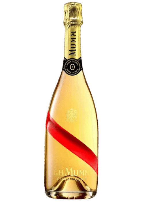Butelka G.H. Mumm Champagne Olympe Demi Sec 0,75L – półsłodki, musujący szampan o miodowym i owocowym aromacie