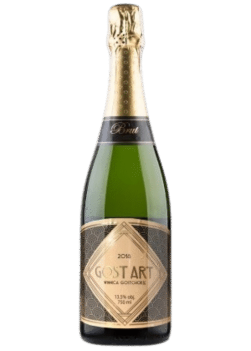 Butelka Gostart Cuvee Musujące 0,75L – eleganckie wino musujące o świeżym cytrusowym i owocowym aromacie, lekkim smaku i wytrawnym finiszu.