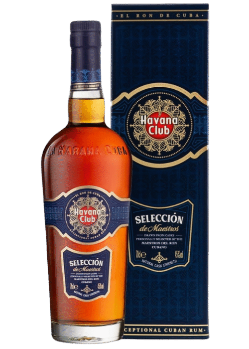 Butelka Havana Club Selección de Maestros 0,7L – kubański rum premium o dębowo-karmelowym aromacie i złożonym, ciepłym finiszu