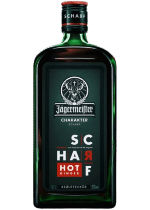 Butelka Jägermeister Hot Ginger 0.7L – niemiecki likier o wyrazistym, imbirowo-ziołowym smaku i rozgrzewającym finiszu
