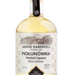 Butelka Jakob Haberfeld Piołunówka 0.5L – intensywny, gorzki polski likier ziołowy na bazie piołunu, o wysokiej zawartości alkoholu