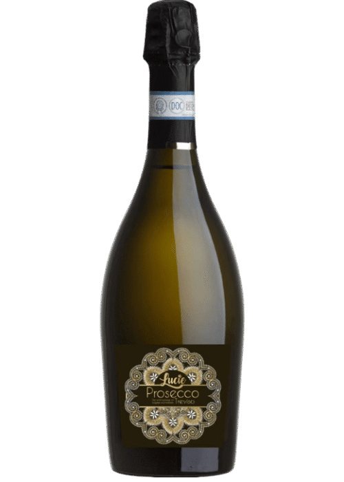 Butelka Lucie Prosecco Brut Treviso DOC 0,75L – włoskie prosecco o świeżym i owocowym aromacie, lekkim smaku i musującym wykończeniu.