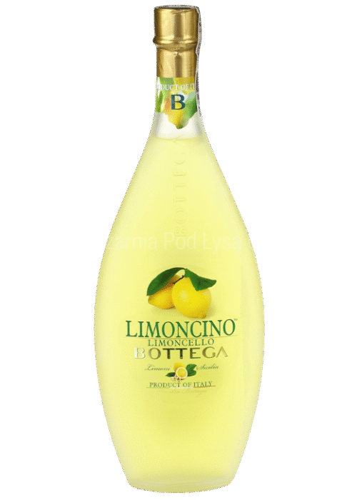 Butelka Bottega Limoncino 0.5L – włoski likier cytrynowy o intensywnym, świeżym aromacie i słodkim, orzeźwiającym smaku