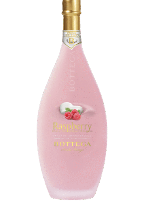 Butelka Bottega Raspberry 0.5L – włoski likier malinowy o intensywnym, owocowym aromacie i gładkim, słodkim finiszu