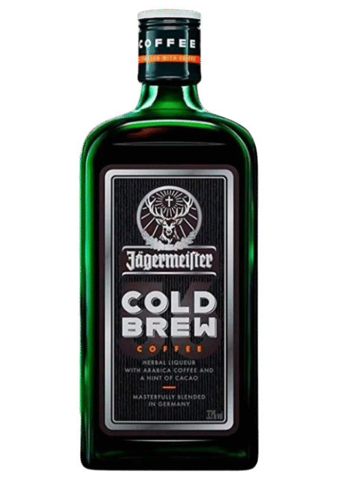 Butelka Jägermeister Cold Brew Coffee 0.7L – niemiecki likier z wyrazistym kawowym aromatem, ziołowym akcentem i intensywnym finiszem