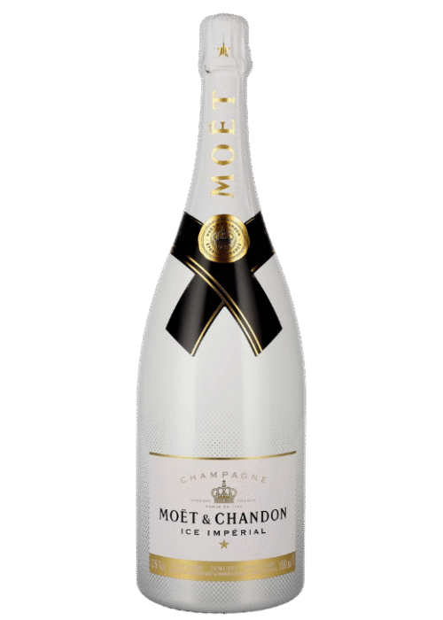 Butelka Moët & Chandon Ice Imperial Demi Sec 0,75L – wyrafinowany półsłodki szampan z regionu Champagne