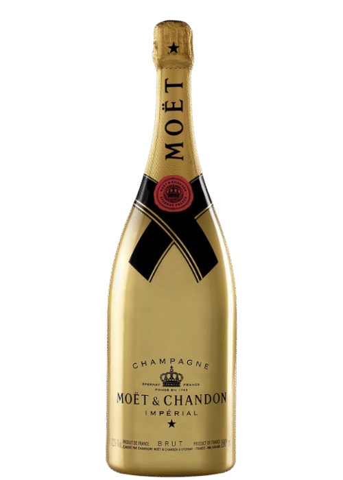 Butelka Moët & Chandon Imperial Golden 3D Brut 1,5L – wykwintny szampan z regionu Champagne