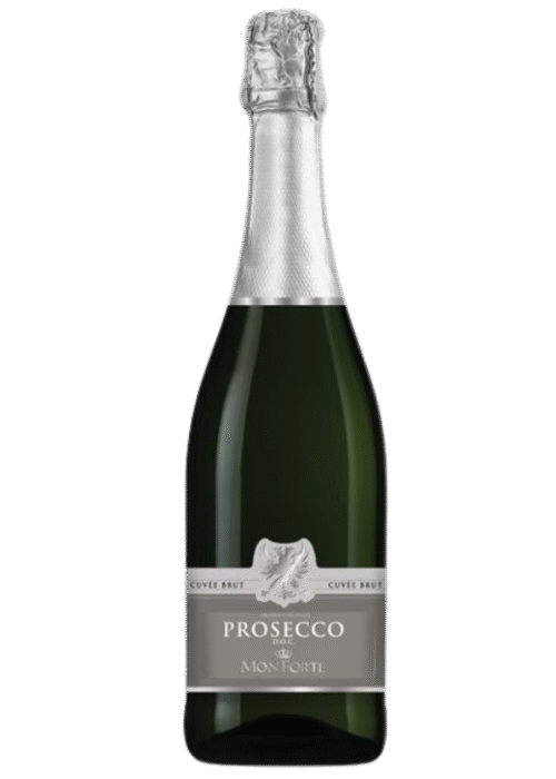 utelka Monforte Prosecco Brut 0,75L – klasyczne, włoskie prosecco o aromacie białych kwiatów, jabłek i gruszek.