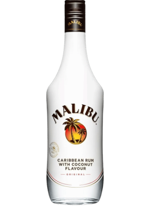 Butelka Malibu 0.7L – tropikalny likier kokosowy o słodkim, kremowym smaku i aromacie, idealny do letnich koktajli i deserów