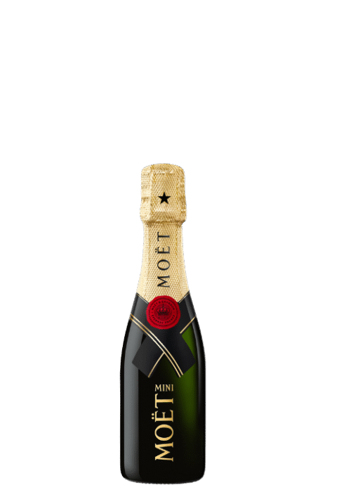 Mini butelka Moët & Chandon Brut 0.2L – elegancki szampan z regionu Champagne w kompaktowej wersji