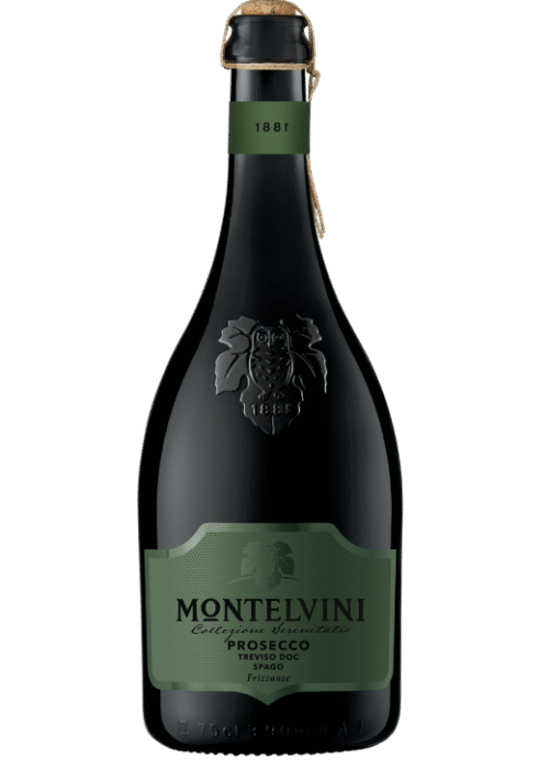 Butelka Montelvini Prosecco Doc Treviso Frizzante Spago 0.75L – lekko musujące prosecco z aromatem białych kwiatów, cytrusów i zielonego jabłka.