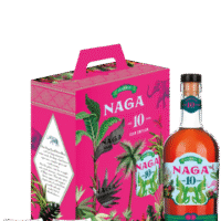 Naga Siam 10 Yo 40% 0.7L + 2 Szklanki